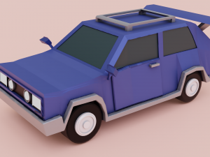 panda low-poly 3Dモデル