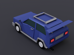panda low-poly 3D Модель