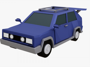 panda low-poly 3D Модель