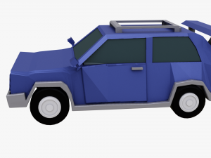 panda low-poly 3D Модель