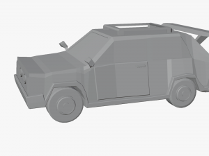 panda low-poly 3D Модель