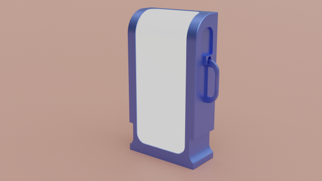 vending machine sci-fi 3D Model .c4d .max .obj .3ds .fbx .stl .blend 