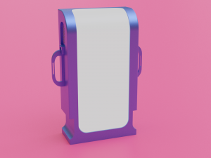 vending machine sci-fi 3D Model