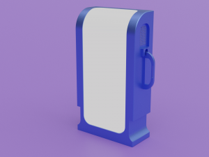 vending machine sci-fi 3D Model