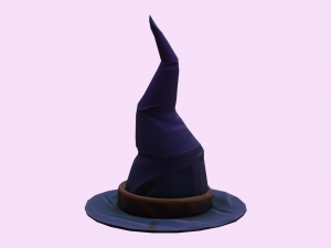 wizard hat Model 3D