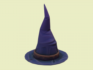 wizard hat Model 3D