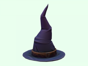 wizard hat Model 3D