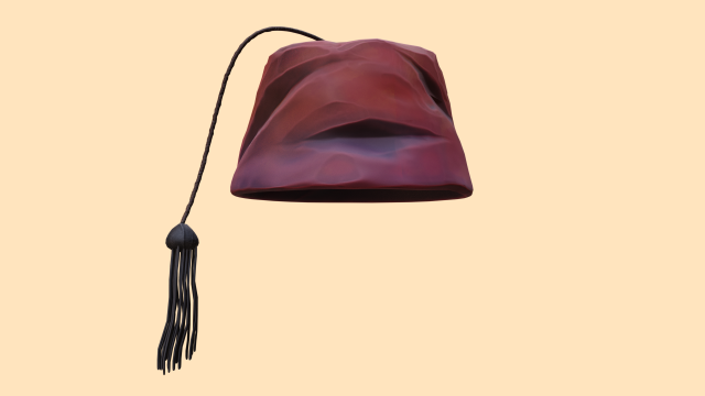 fez hat 3D Model .c4d .max .obj .3ds .fbx .stl .blend 