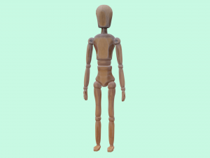 wooden mannequin Modèle 3D