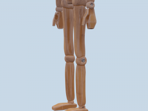 wooden mannequin Modèle 3D