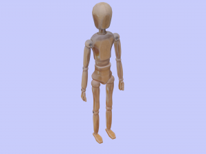 wooden mannequin Modèle 3D