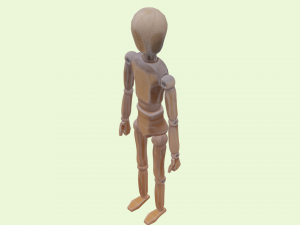 wooden mannequin Modèle 3D