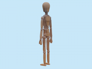 wooden mannequin Modèle 3D
