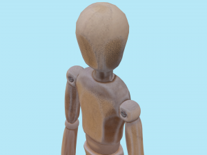 wooden mannequin Modèle 3D