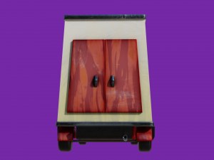 Cartoon Delivery Truck Modelo 3D