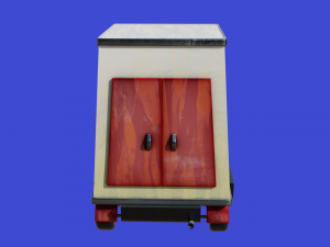 Cartoon Delivery Truck Modelo 3D