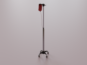 Drip blood stand 3D Model