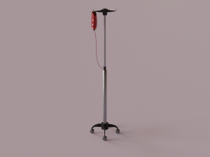 Drip blood stand 3D Model