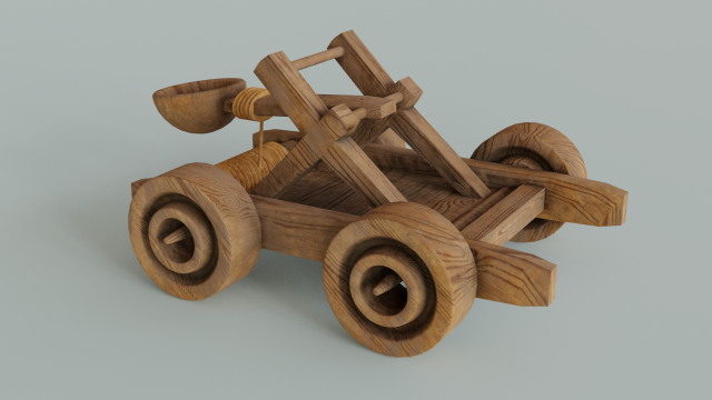 Catapult 3D 모델 .c4d .max .obj .3ds .fbx .stl .blend 