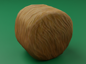 Hay Bale 3D Model