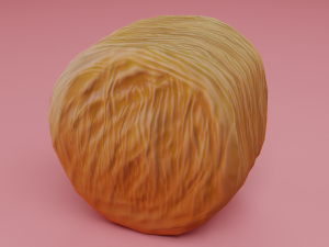 Hay Bale 3D Model