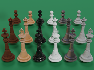 Chess board Modello 3D