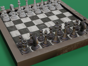 Chess board Modello 3D