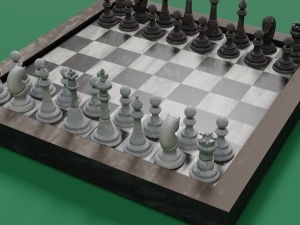 Chess board Modello 3D