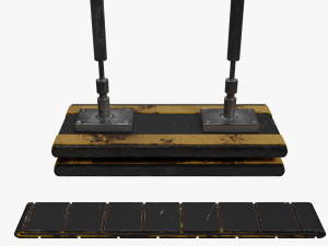 Industrial conveyor roller 3D Model