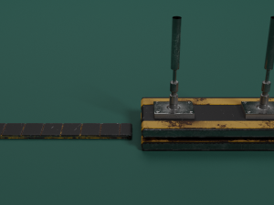 Industrial conveyor roller Modèle 3D