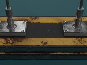 Industrial conveyor roller Modèle 3D