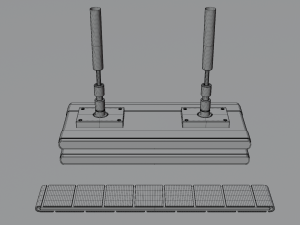 Industrial conveyor roller Modèle 3D