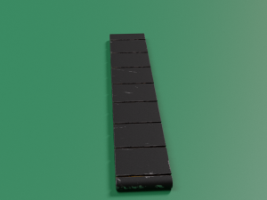Industrial conveyor roller Modèle 3D