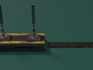 Industrial conveyor roller Modèle 3D