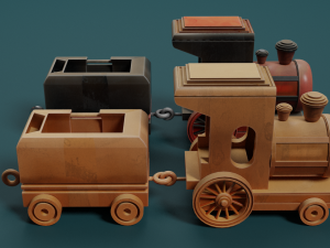 Train Model 3D