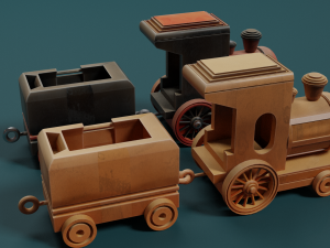 Train Model 3D