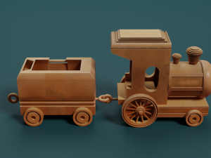 Train Model 3D