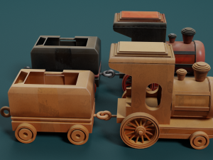 Train Model 3D