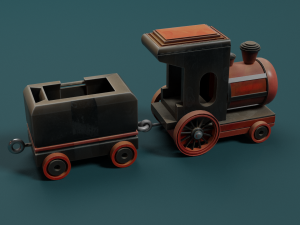 Train Model 3D