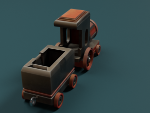 Train Model 3D