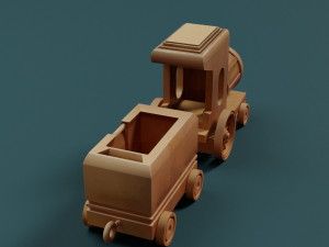 Train Model 3D