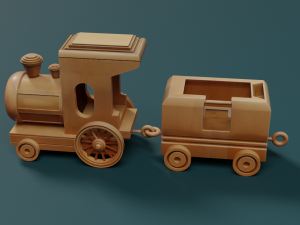 Train Model 3D