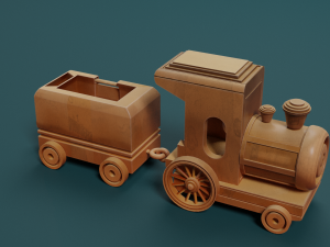 Train Model 3D