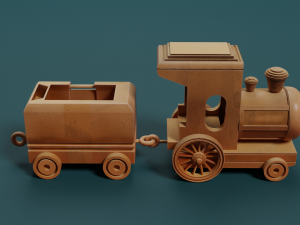 Train Model 3D