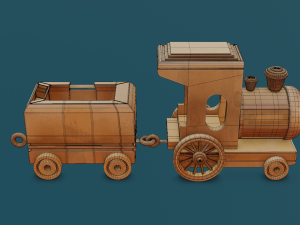 Train Model 3D