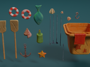 Sea asset 3D Model