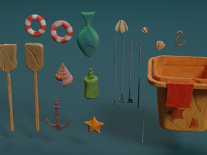 Sea asset 3D Model