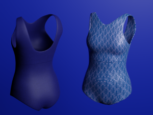 Swimwear costumes Pack 3D Model
