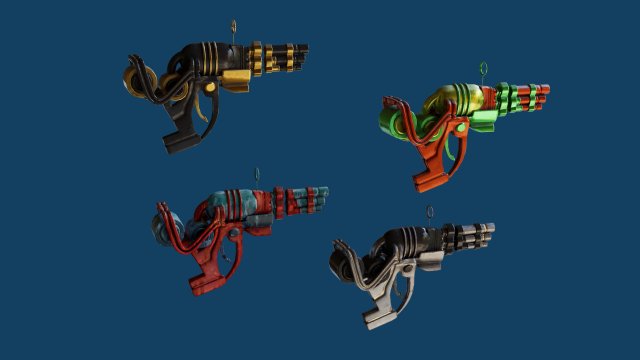 Energy Weapon Modelo 3D .c4d .max .obj .3ds .fbx .stl .blend 