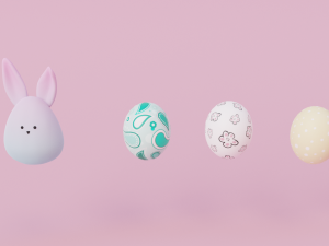 Easter Icons 3D मॉडल